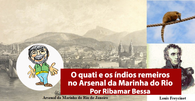 O quati e os índios remeiros no Arsenal da Marinha do Rio