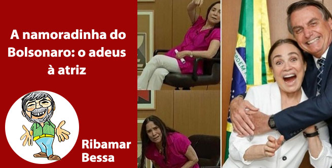 A namoradinha do Bolsonaro: o adeus à atriz