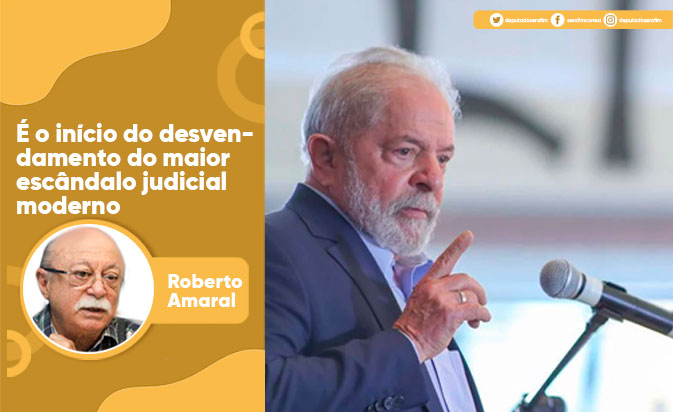 É o início do desvendamento do maior escândalo judicial moderno